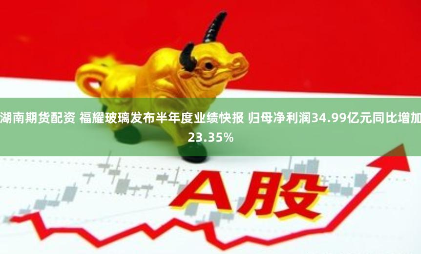 湖南期货配资 福耀玻璃发布半年度业绩快报 归母净利润34.99亿元同比增加23.35%